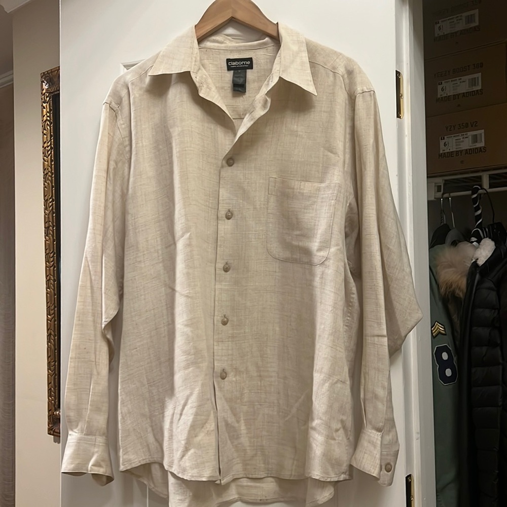 Claiborne Beige Shirt